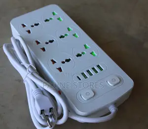 Universal Power Strip With USB and Type C Port, Surge Protector