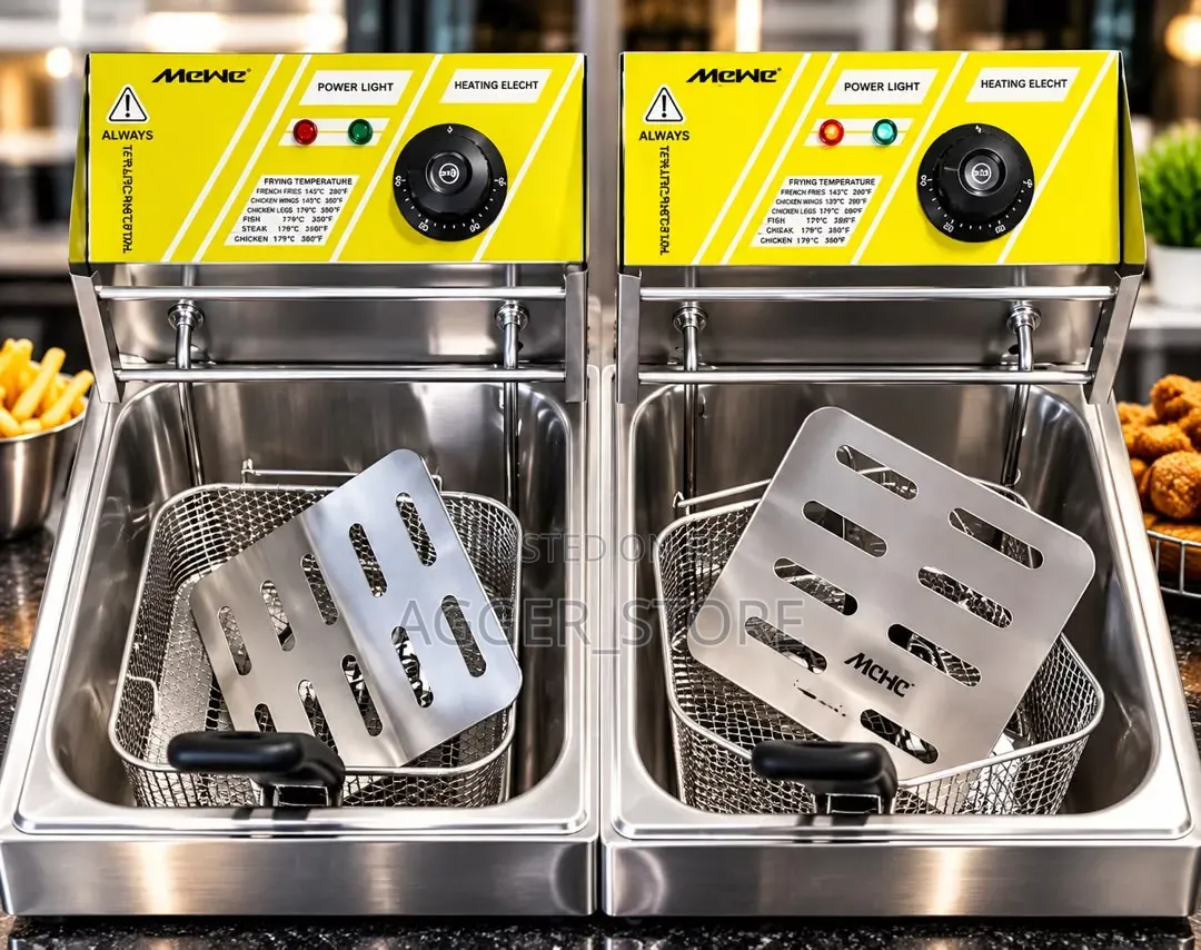 Mewe Double Electric Deep Fryer 12L