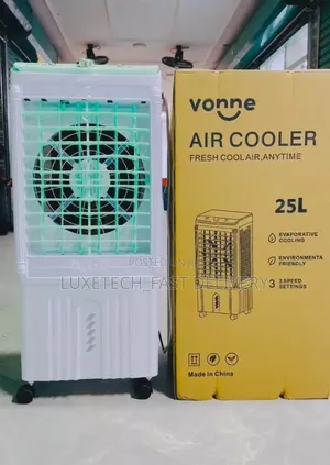 Vonne 25L Portable Evaporative Air Cooler – Energy Saving With Wheels