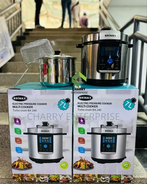 BRINAX Electric PRESSURE COOKER Multi Cooker 7L Inakaanga Hata Chips