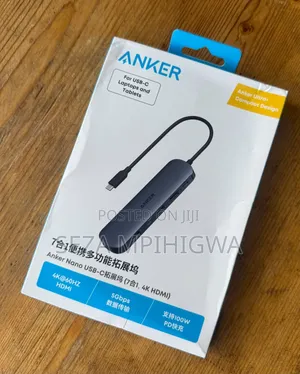 ​Anker 7-in-1 USB-C Hub (Adapter Ya Kisasa Ya Laptop Tablets)