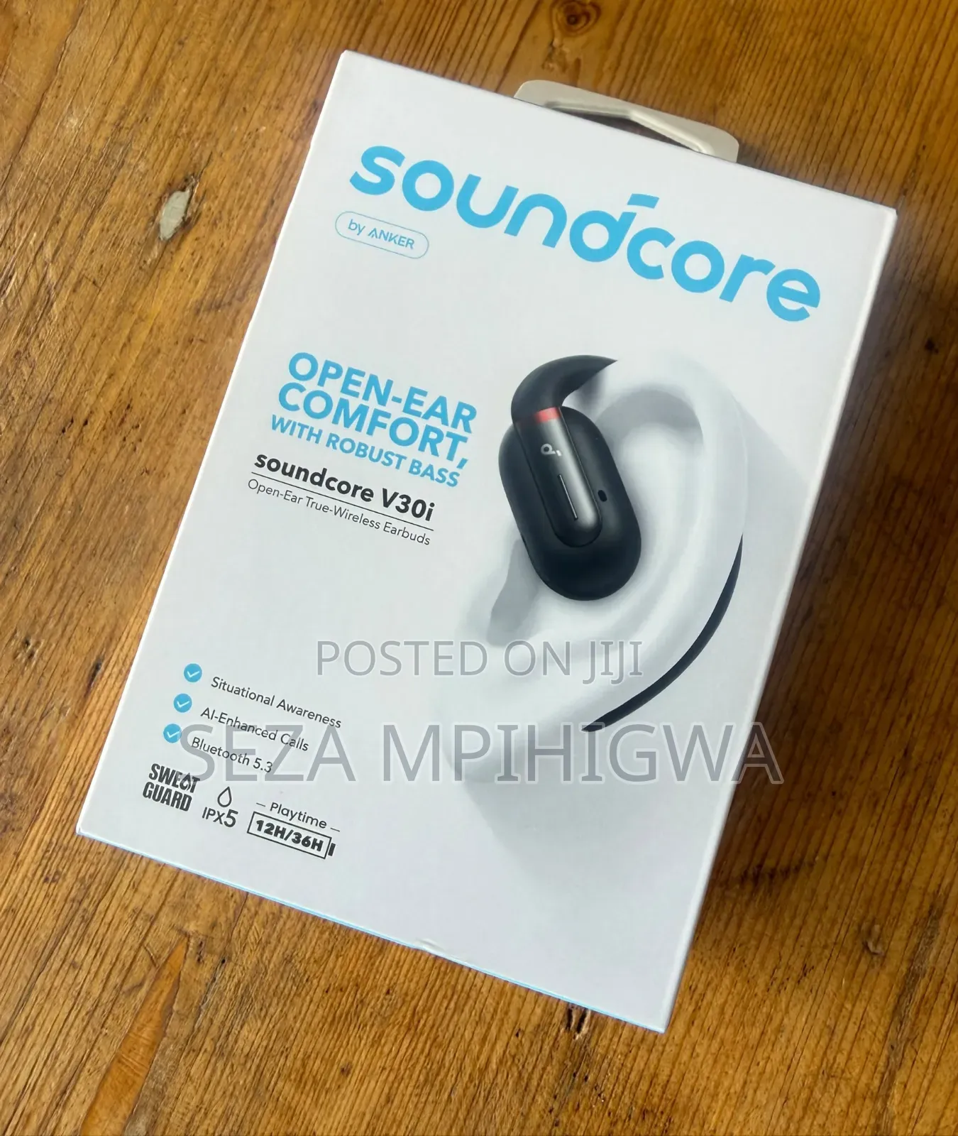 ​Soundcore V30i by Anker (Open-Ear Wireless Earbuds)