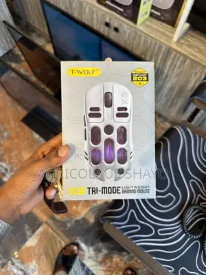 T-Wolf X3 Tri-Mode Lightweight Wireless RGB Gaming Mouse