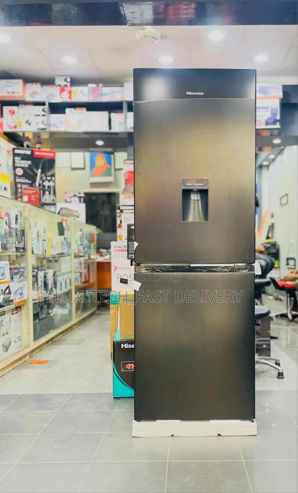Hisense Double-Door Refrigerator 230 Litres With Water Dispenser