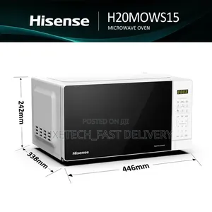 Hisense H20MOWS15 20L Digital Microwave –Touch Control With Auto Menus