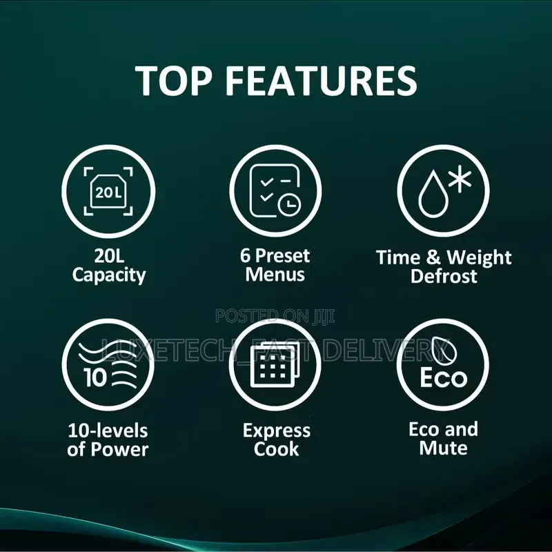 Hisense H20MOWS15 20L Digital Microwave –Touch Control With Auto Menus