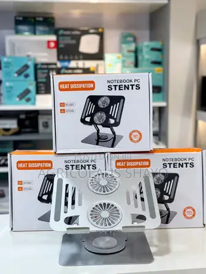 Rotatable Laptop Stand-Dua FaNTS Cooling Fan