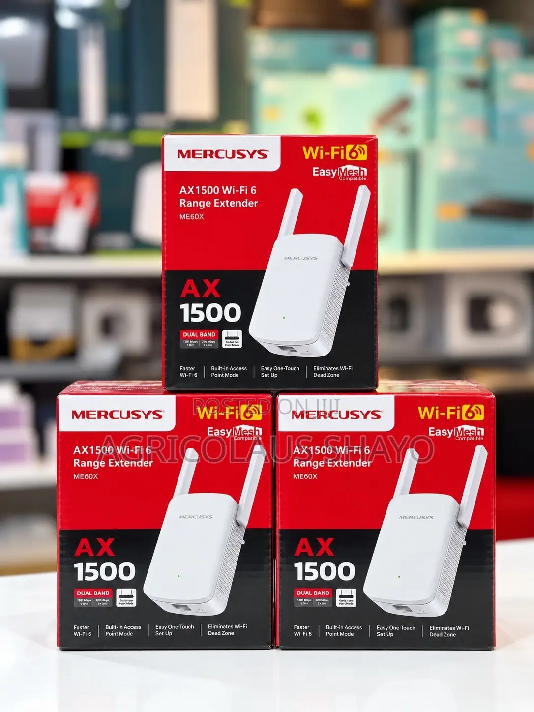 Mercusys ME60X AX1500 Wi-Fi 6 Range Extender