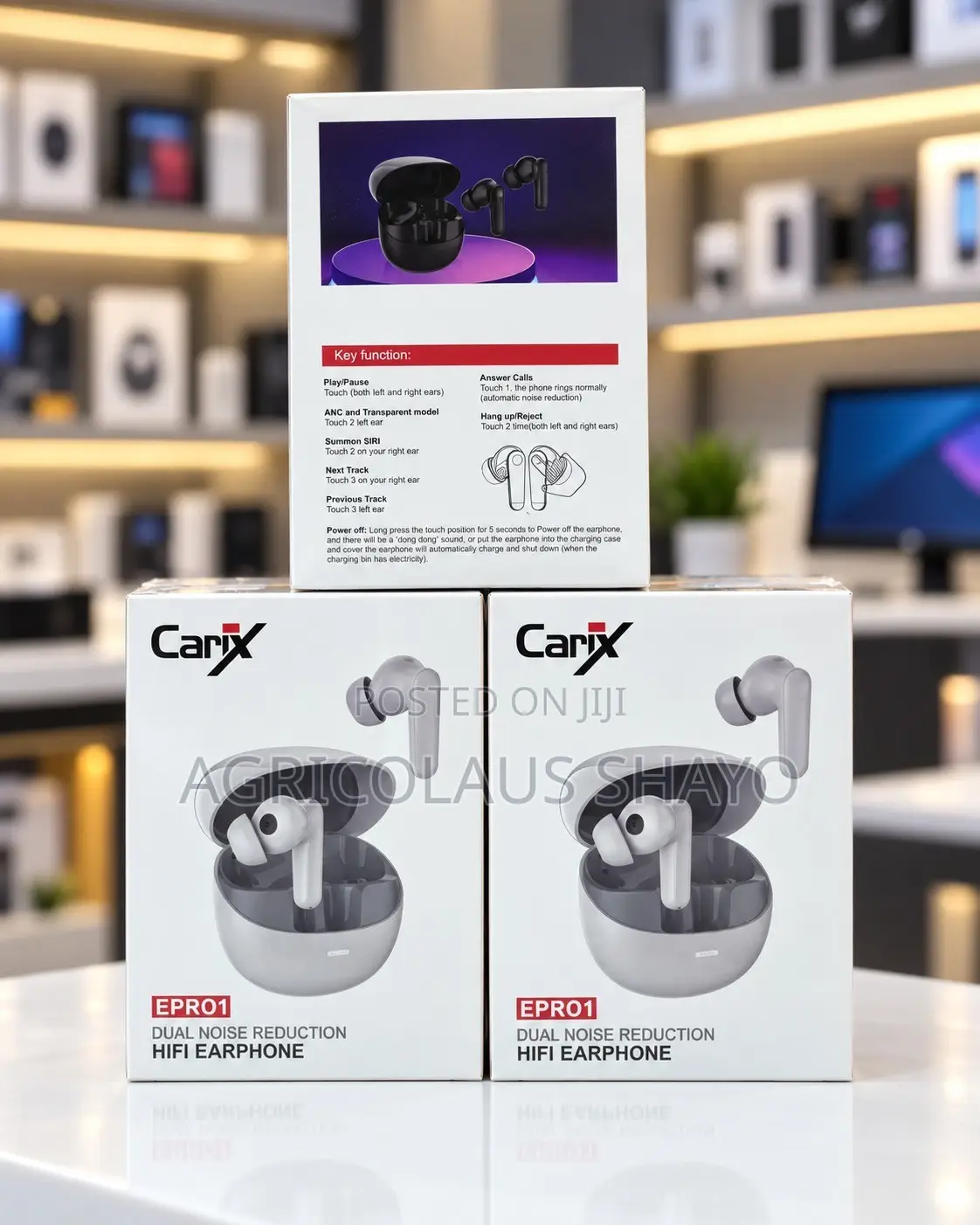 Carix EPRO1 Dual Noise Reduction HiFi Earphones