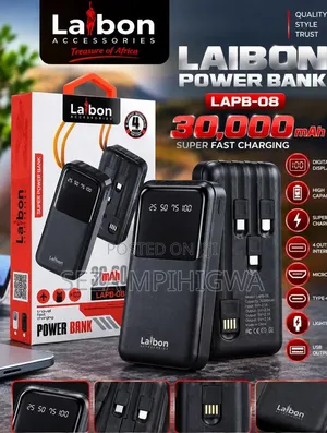 Laibon Power Bank 30,000mah (Model: Lapb-08)