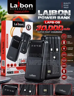Laibon Power Bank 30,000mah (Model: Lapb-08)