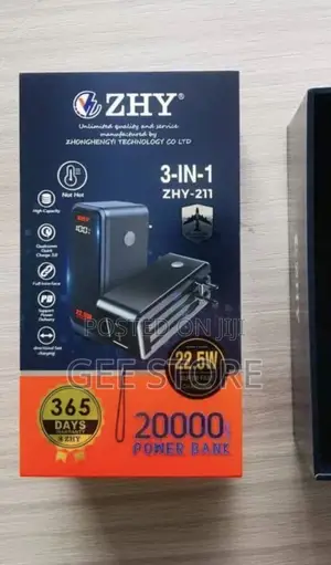 ZHY 20000mAh Power Bank (Model ZHY-211)