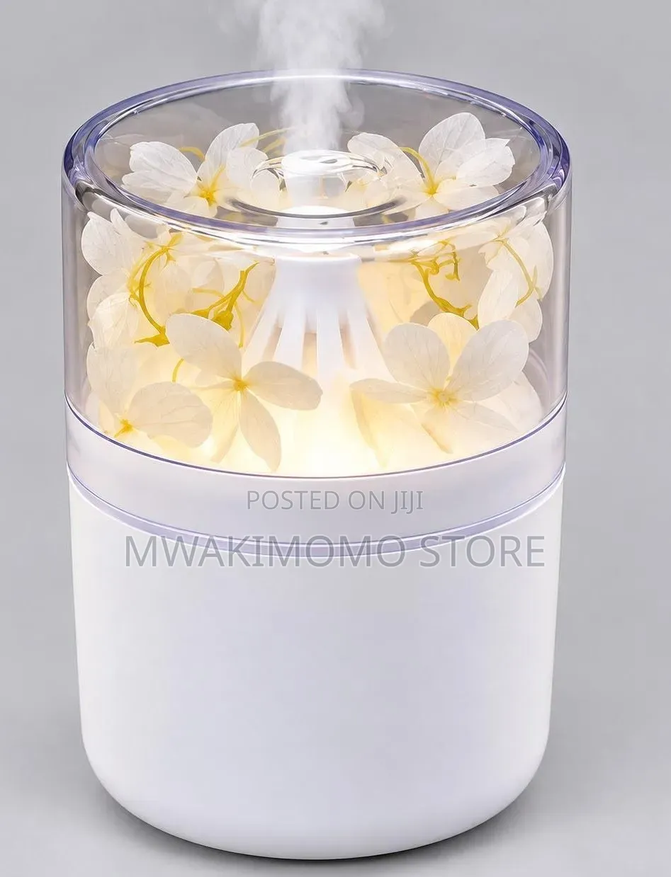 Preserved Flower Ultrasonic Humidifier and Aromatherapy Diffuser