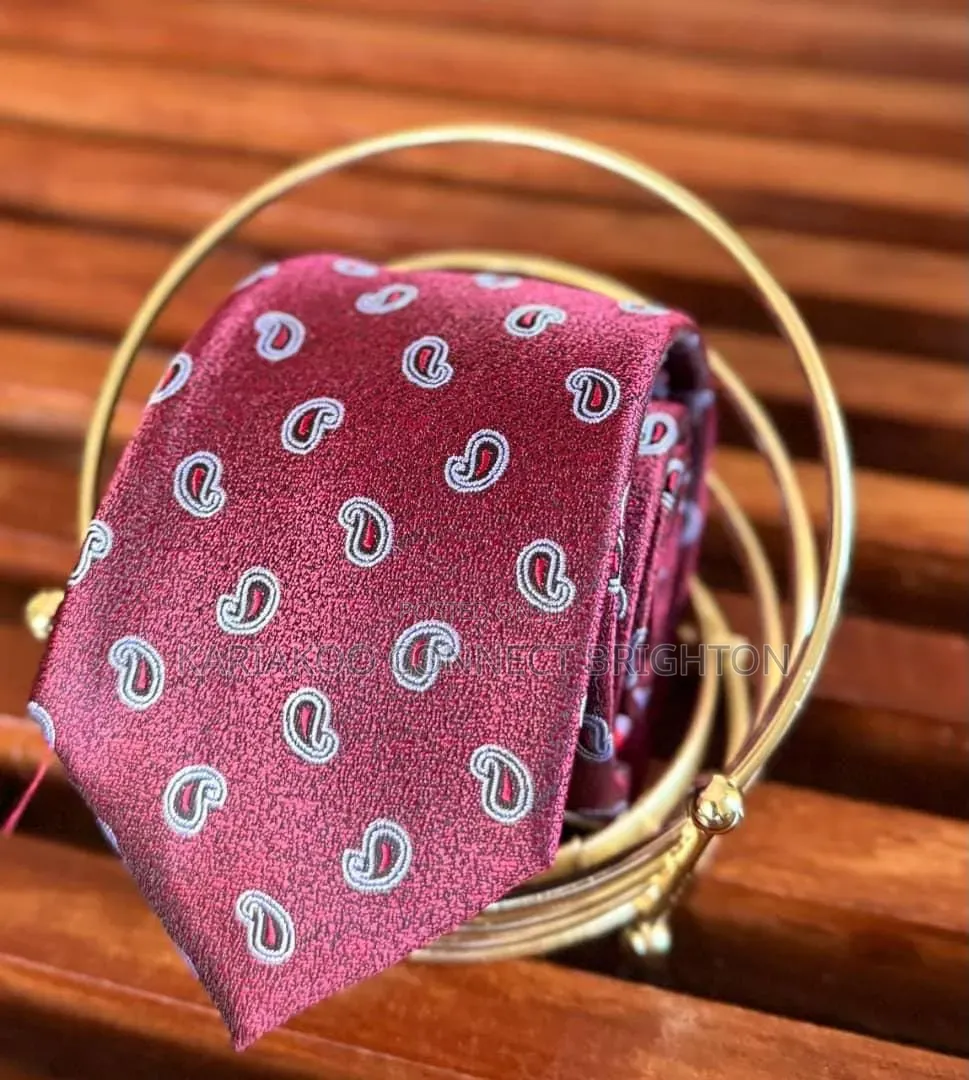 Plaid Tie and Pocket Square Set