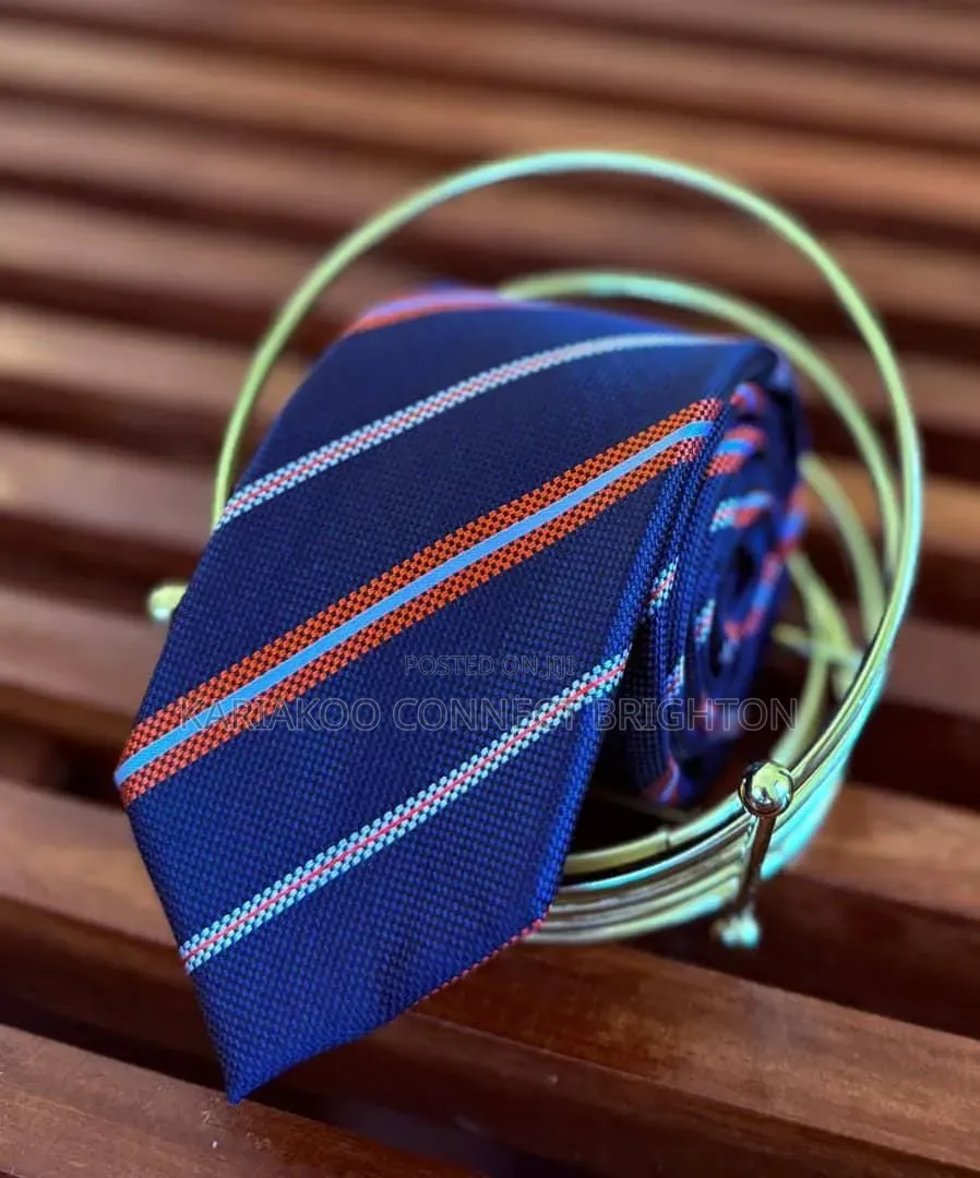 Plaid Tie and Pocket Square Set