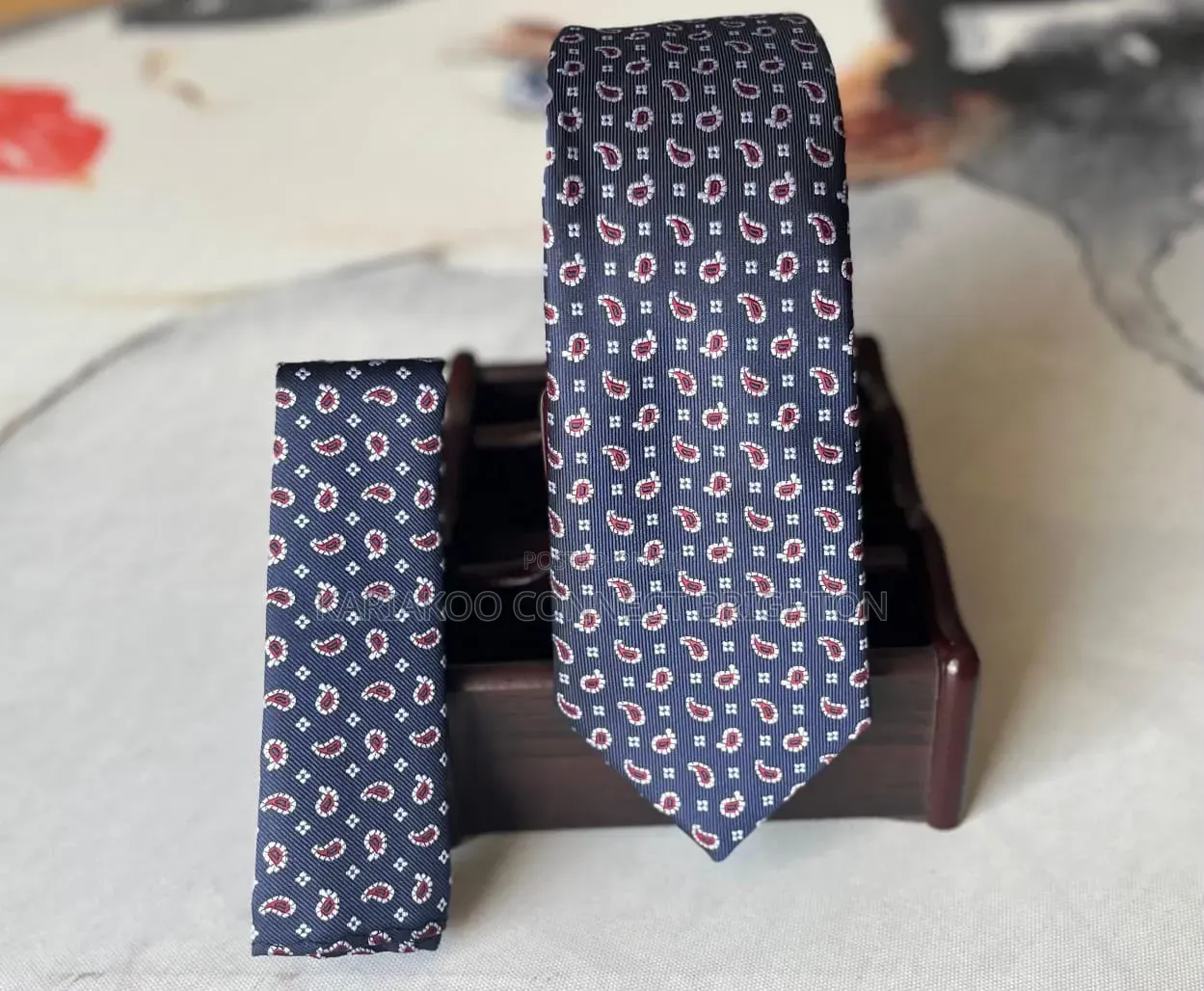 Plaid Tie and Pocket Square Set
