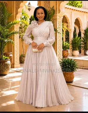Turkey Pleated Gown - Dubai Luxury Edition