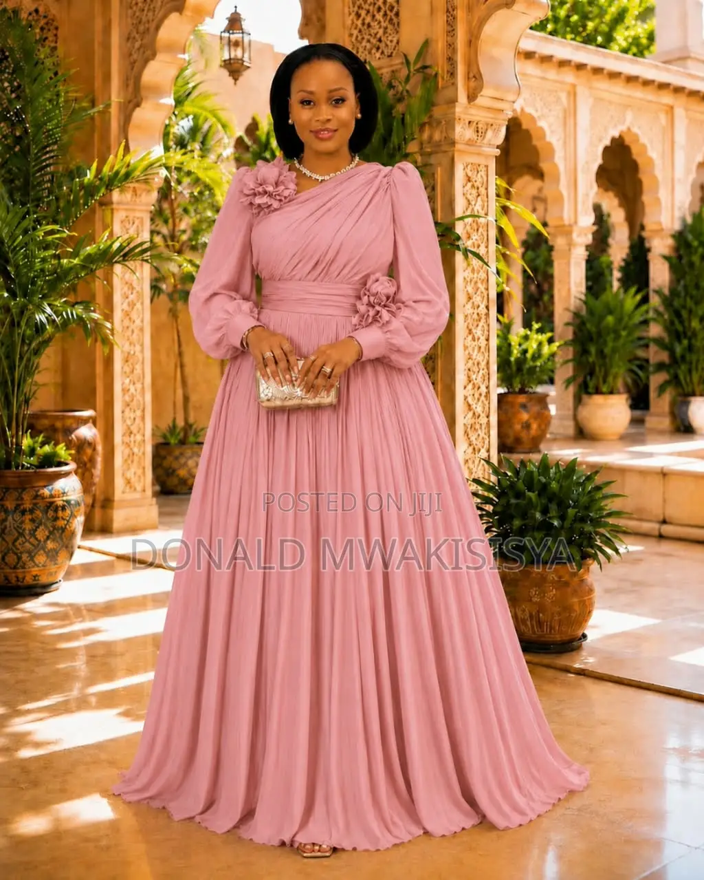 Turkey Pleated Gown - Dubai Luxury Edition