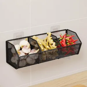 3 Sections Mesh Desk Organiser or Kitchen Organizer