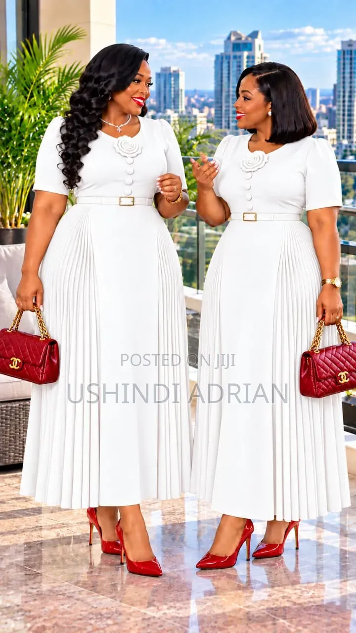 NEW LONG DRESS–SENORYLength: 130 CMPrice: 80,000/=