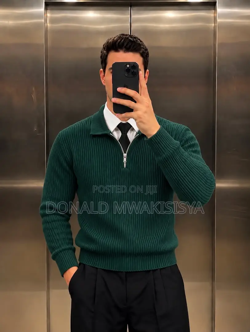 Knitwear Zip Polo Sweater - Boss Classy Edition 2026