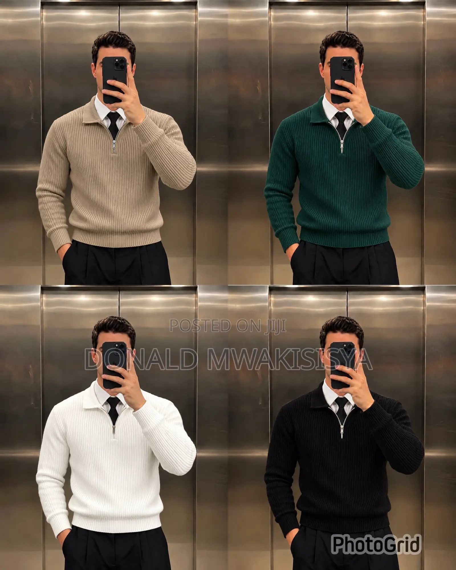 Knitwear Zip Polo Sweater - Boss Classy Edition 2026