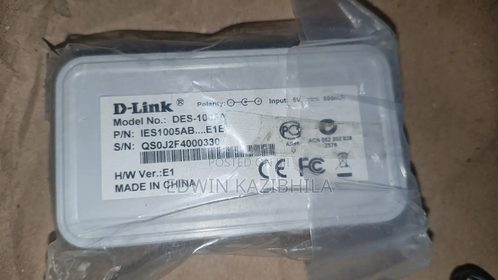 D-Link 5-Port 10/100 Desktop Switch