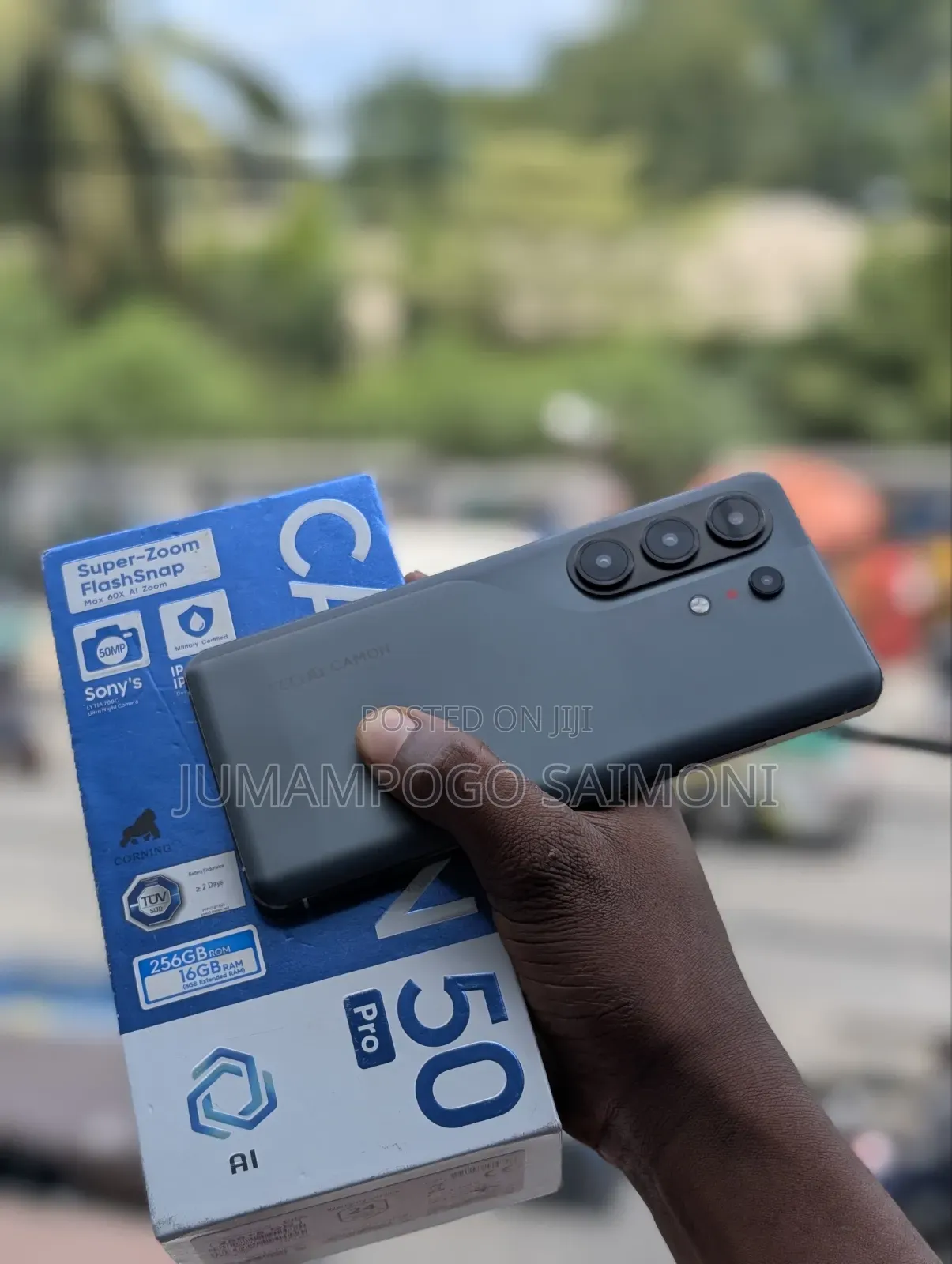 New Tecno Camon 50 Pro 256 GB Black