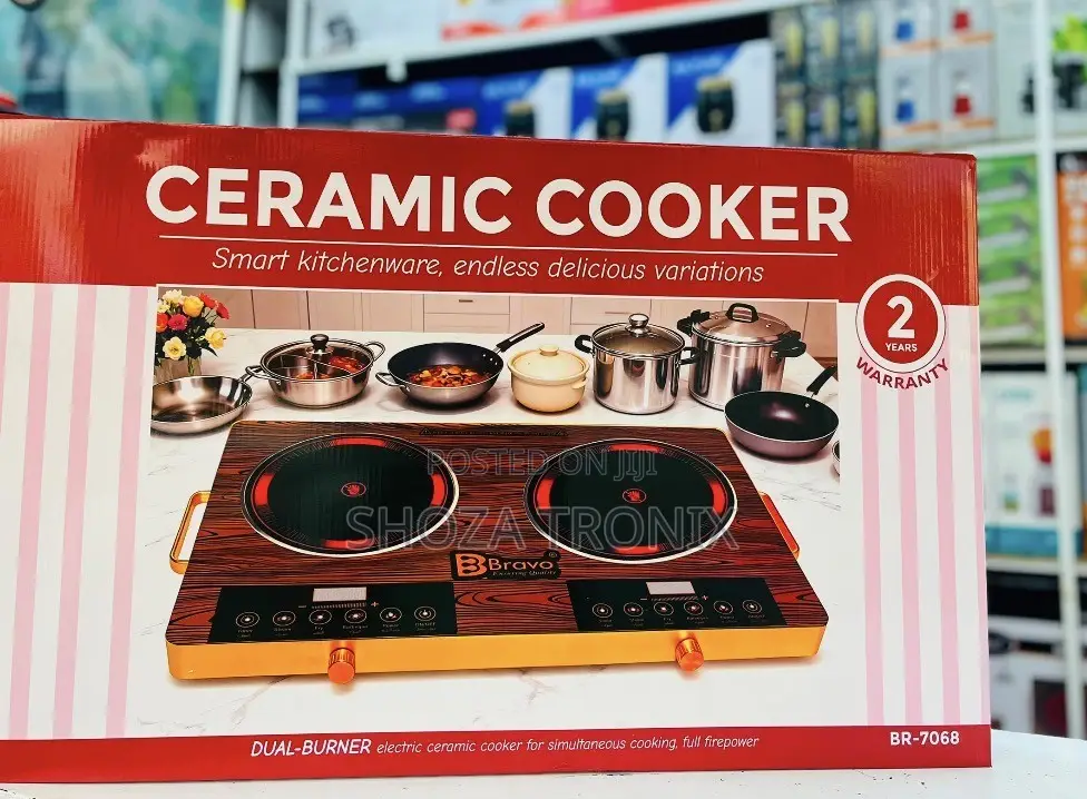 Bravo Ceramic Cooker 2plates