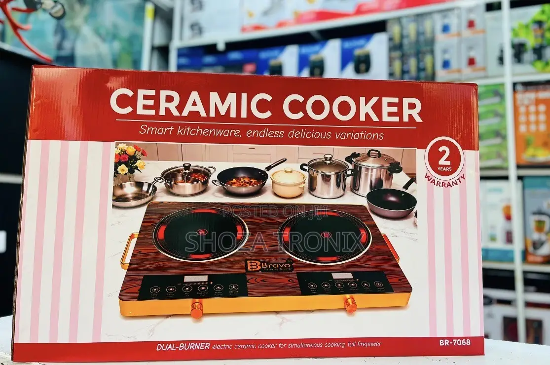 Bravo Ceramic Cooker 2plates