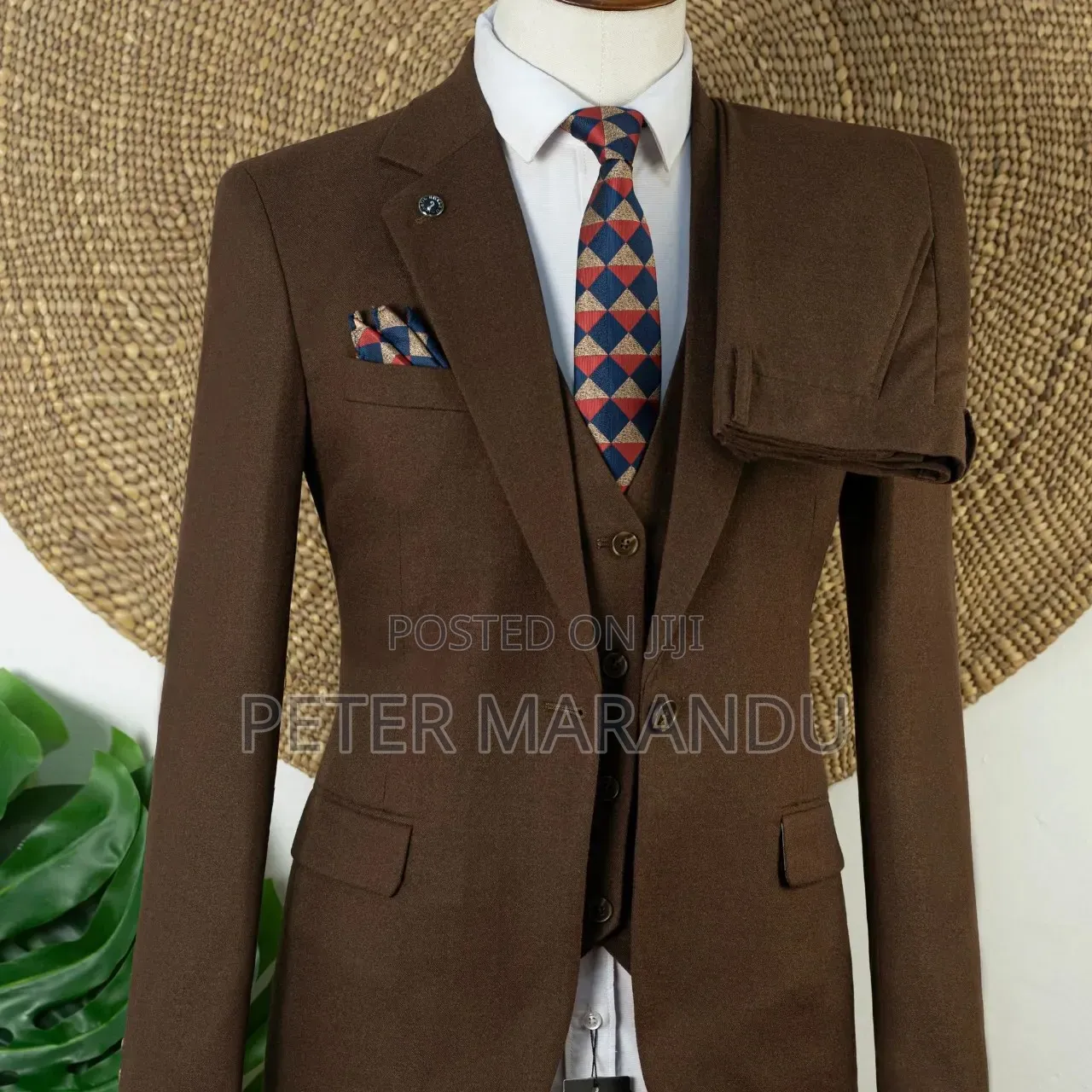 Joselino Coffee Brown 3-Piece