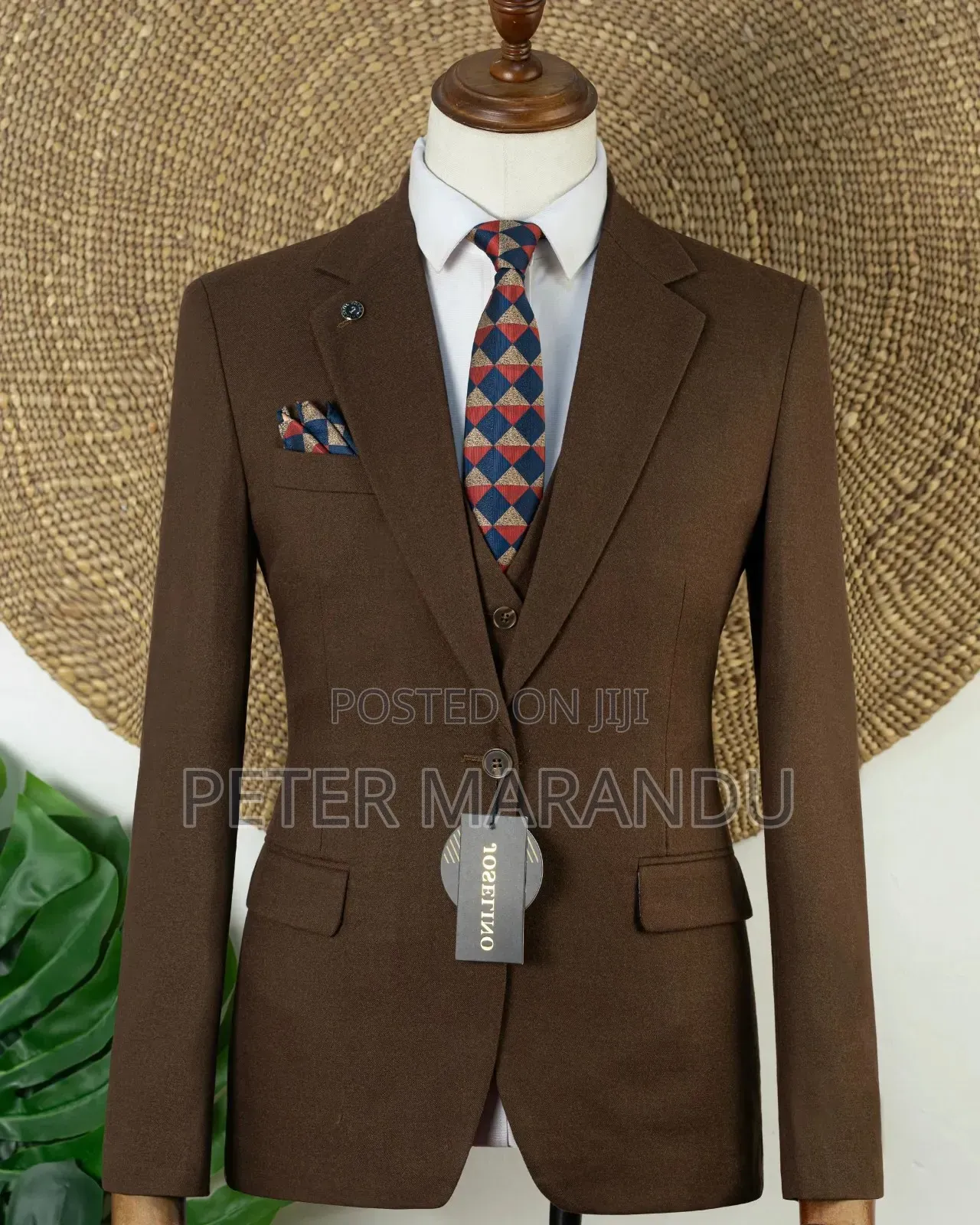 Joselino Coffee Brown 3-Piece