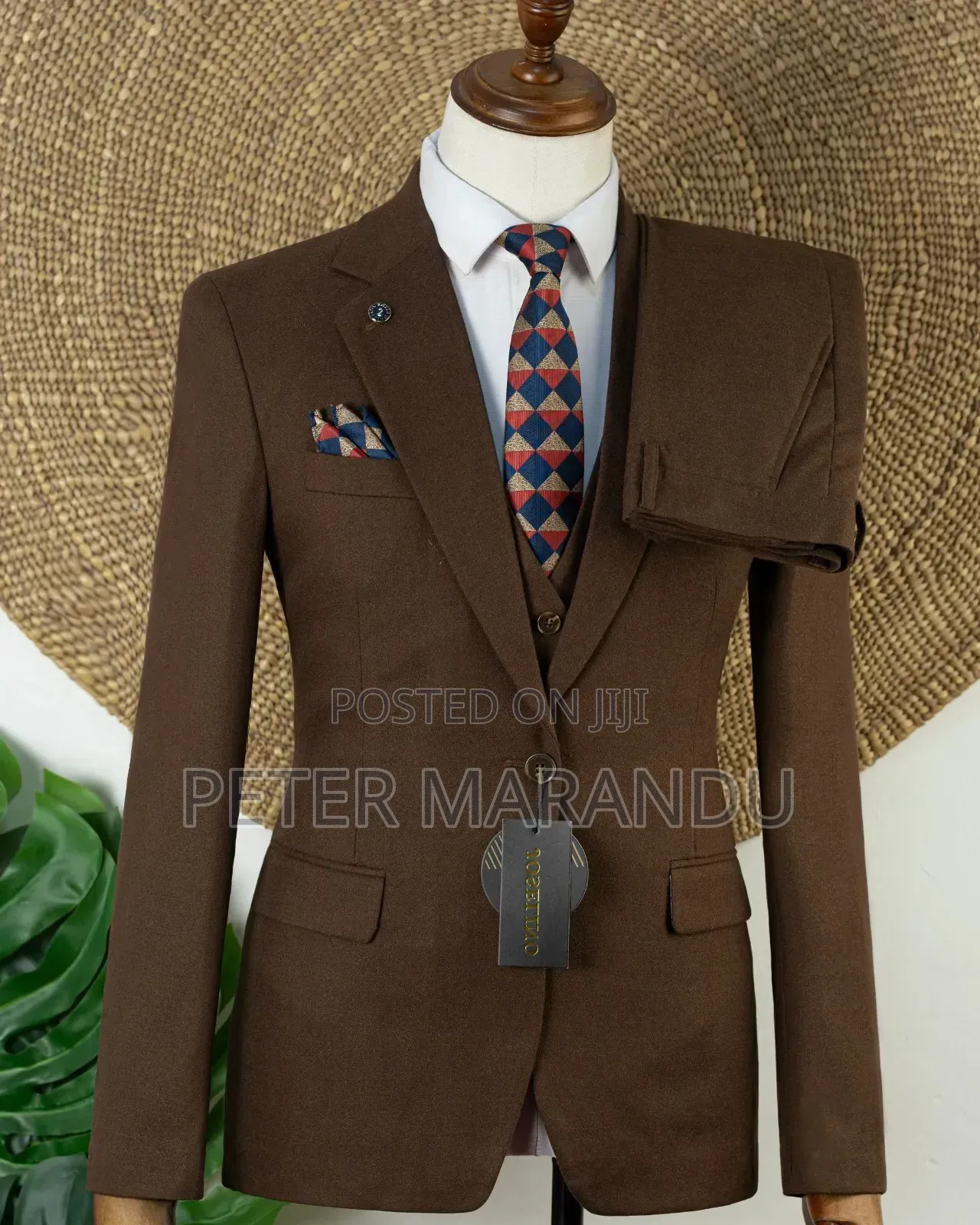 Joselino Coffee Brown 3-Piece
