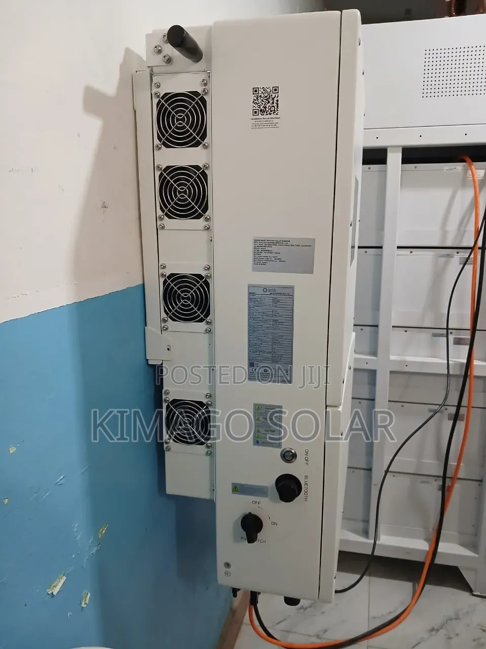 150kWh LiFePO4 Lithium Energy Storage + 50kW Hybrid Inverter