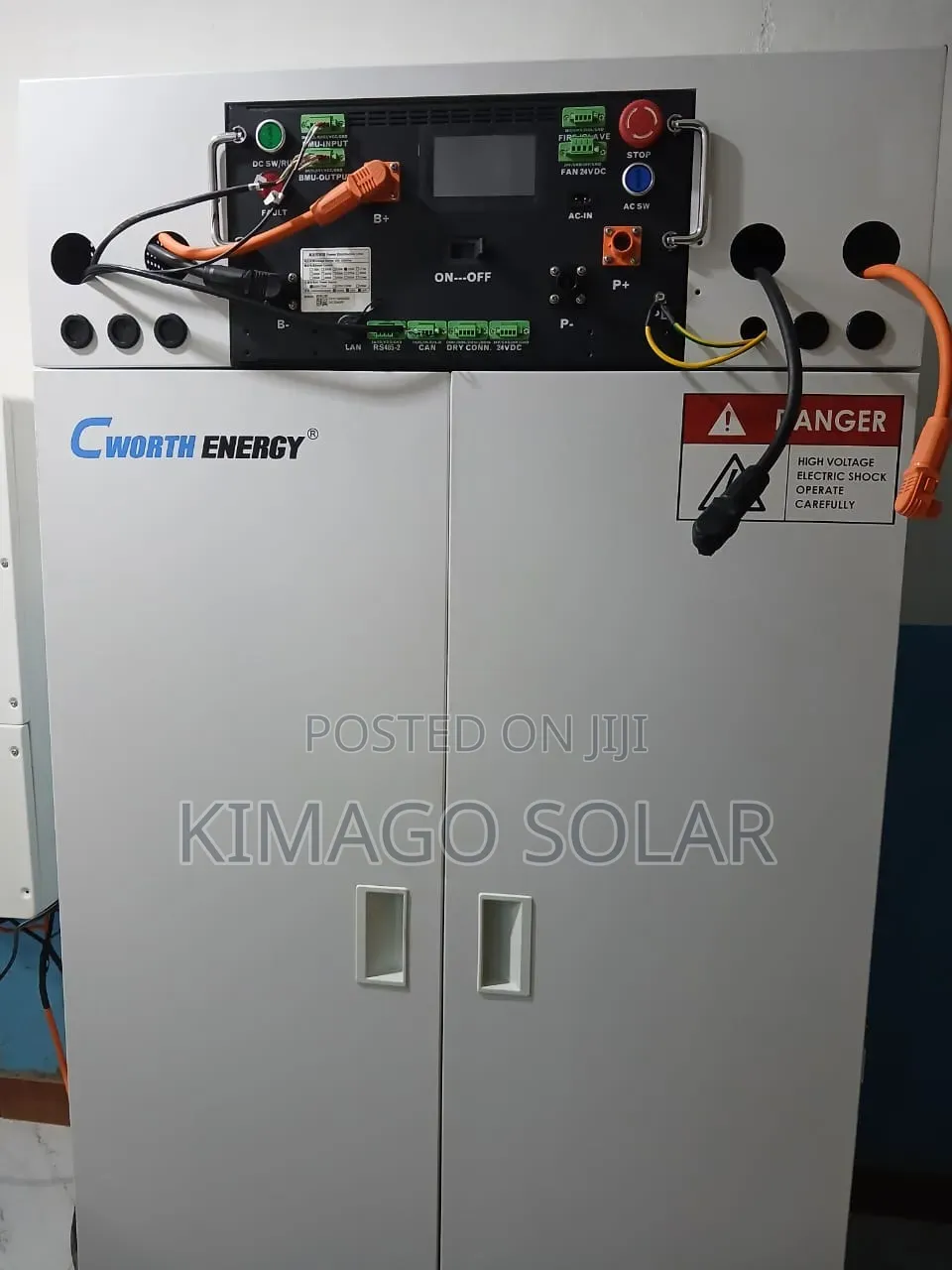 150kWh LiFePO4 Lithium Energy Storage + 50kW Hybrid Inverter