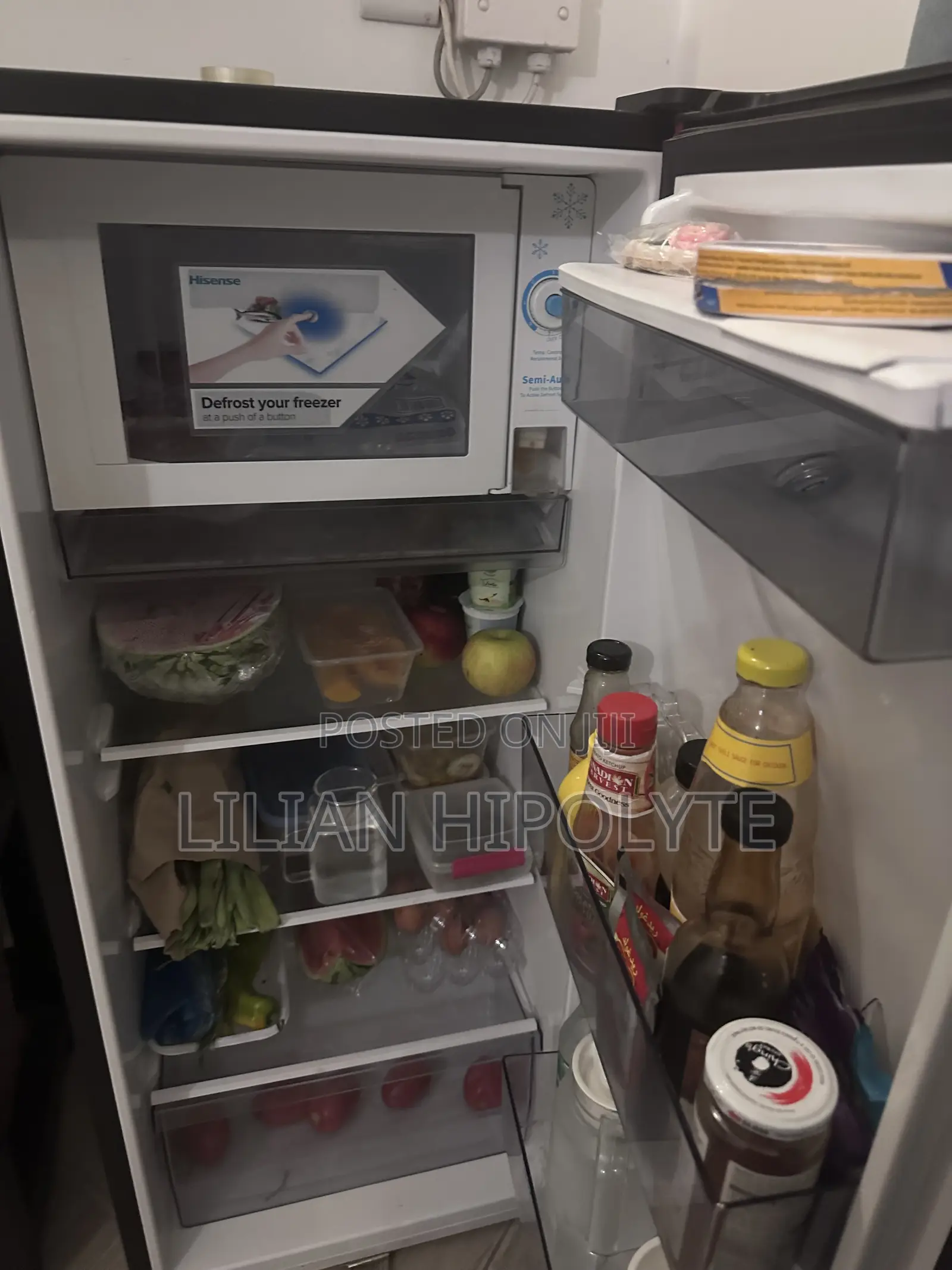 Hisense Fridge 177litre Used for 12month. In Good Condition.