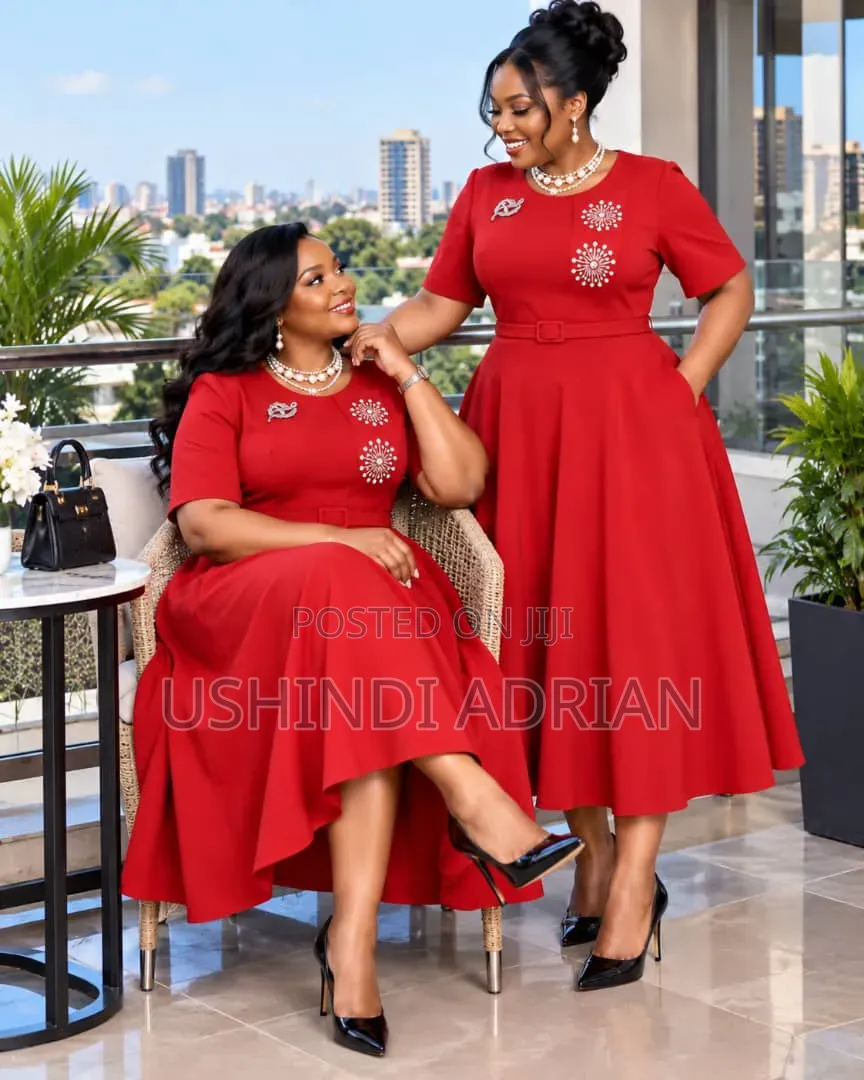 NEW VELORA DRESSPrice: 80,000/=Size: 44–52Colours: 4