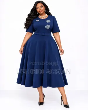 NEW VELORA DRESSPrice: 80,000/=Size: 44–52Colours: 4