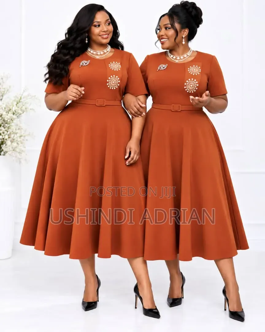 NEW VELORA DRESSPrice: 80,000/=Size: 44–52Colours: 4