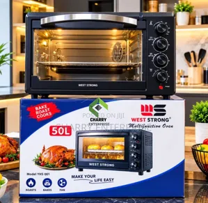 West Strong Oven 50l 
With 4 Knobs.
Bake, Roast , Cook
