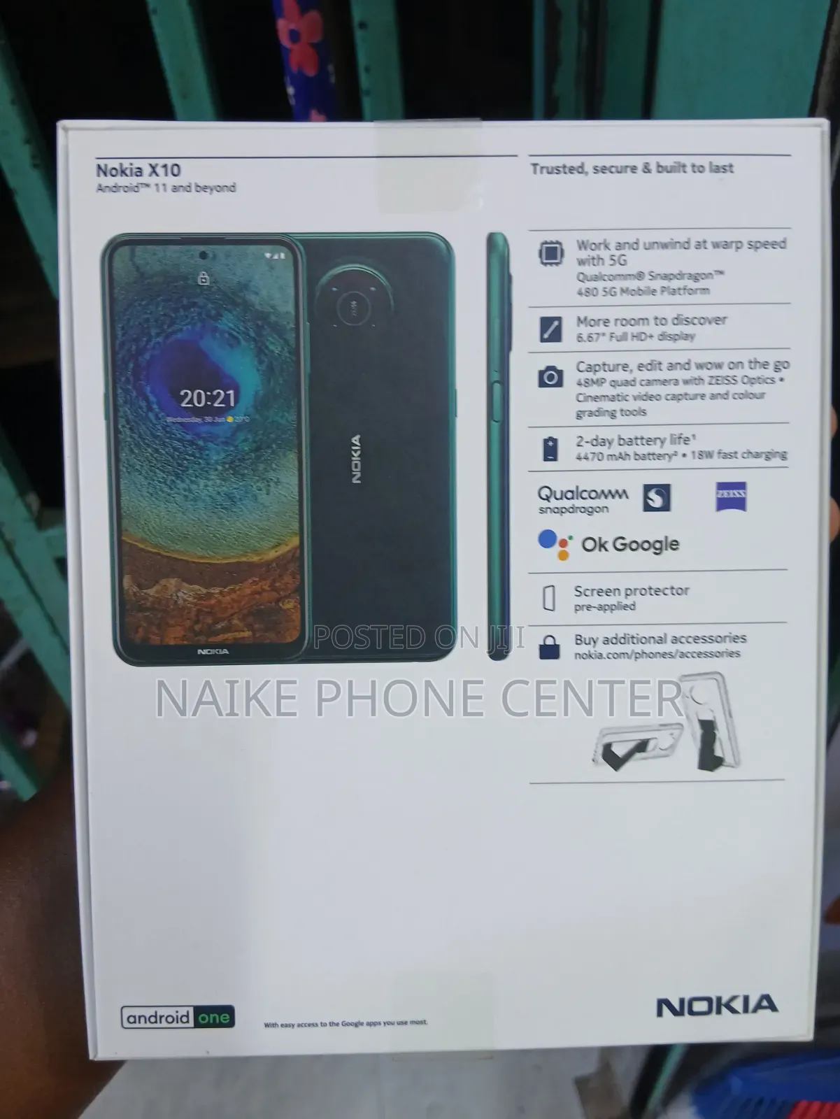 New Nokia X10 128 GB Black