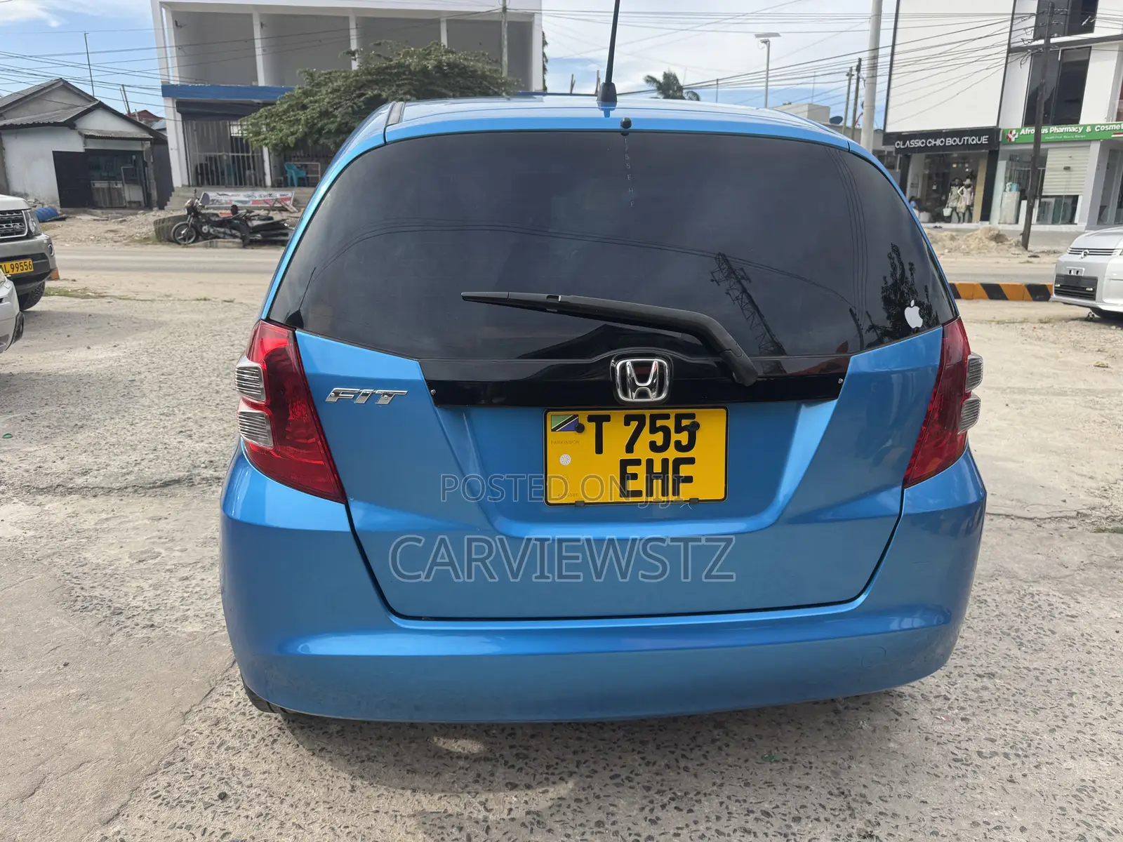 Honda Fit Automatic 2008 Blue