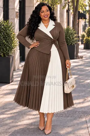 Pleated Boss Lady Dress - Turkey Edition 2026