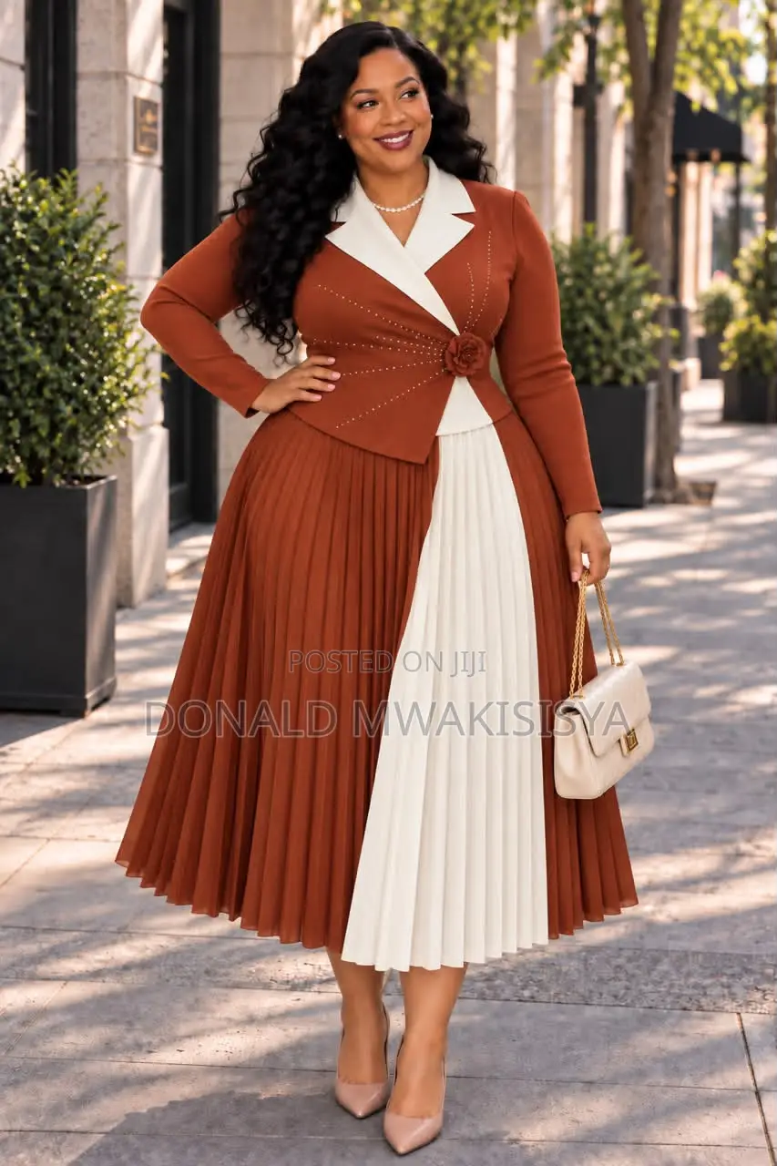 Pleated Boss Lady Dress - Turkey Edition 2026