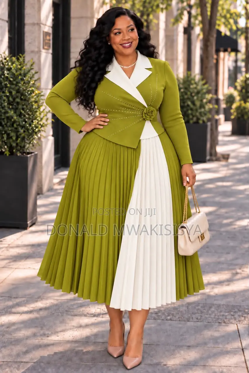 Pleated Boss Lady Dress - Turkey Edition 2026