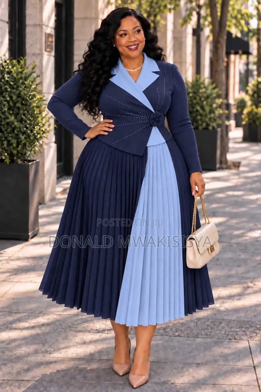 Pleated Boss Lady Dress - Turkey Edition 2026