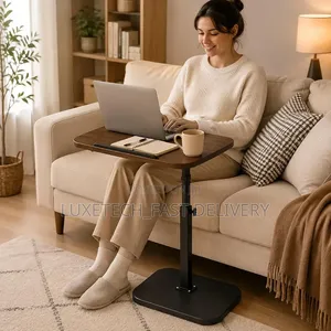 Adjustable Swivel Laptop Mini Side Table – Bed and Sofa Desk