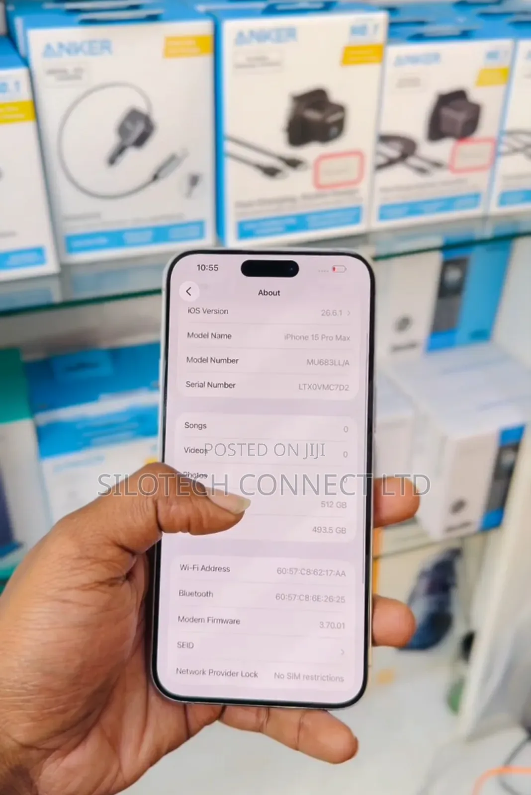 Apple iPhone 15 Pro Max 512 GB Silver