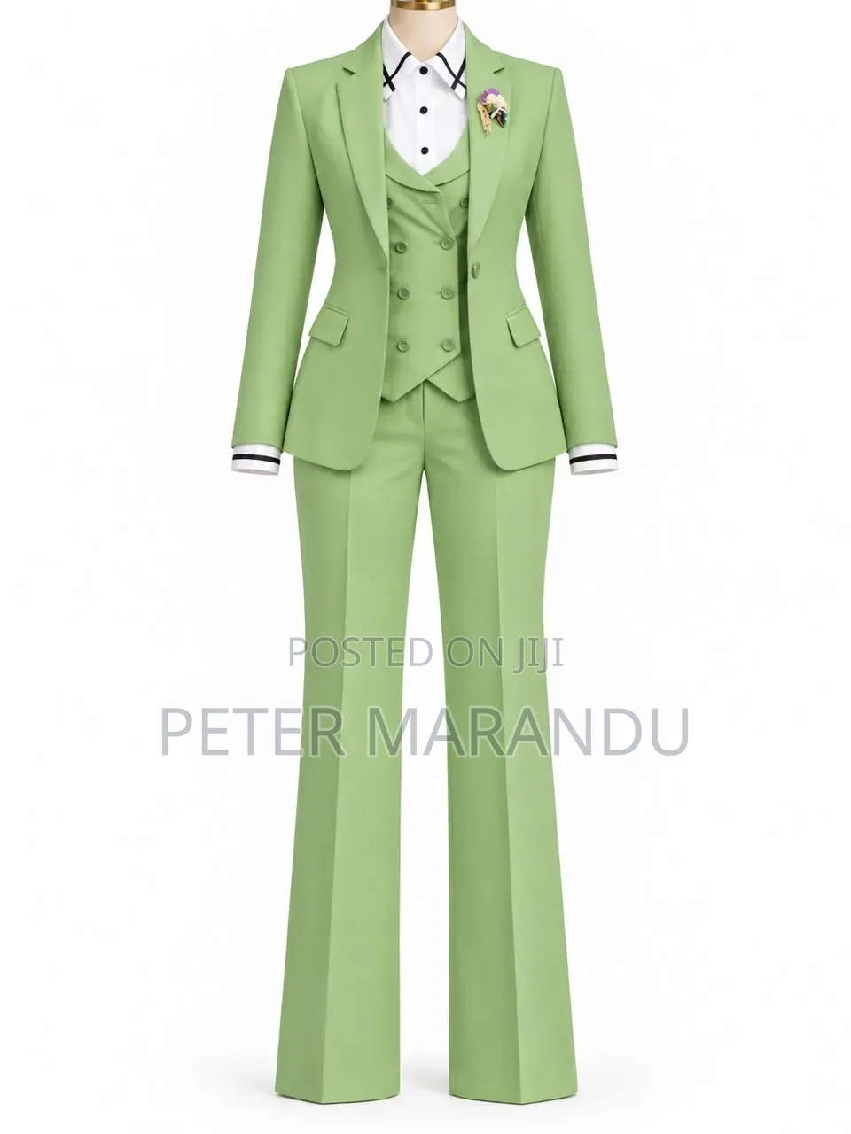 Ladies Executive 3-Piece Suits - Premium Slim Fit (Brand New)".