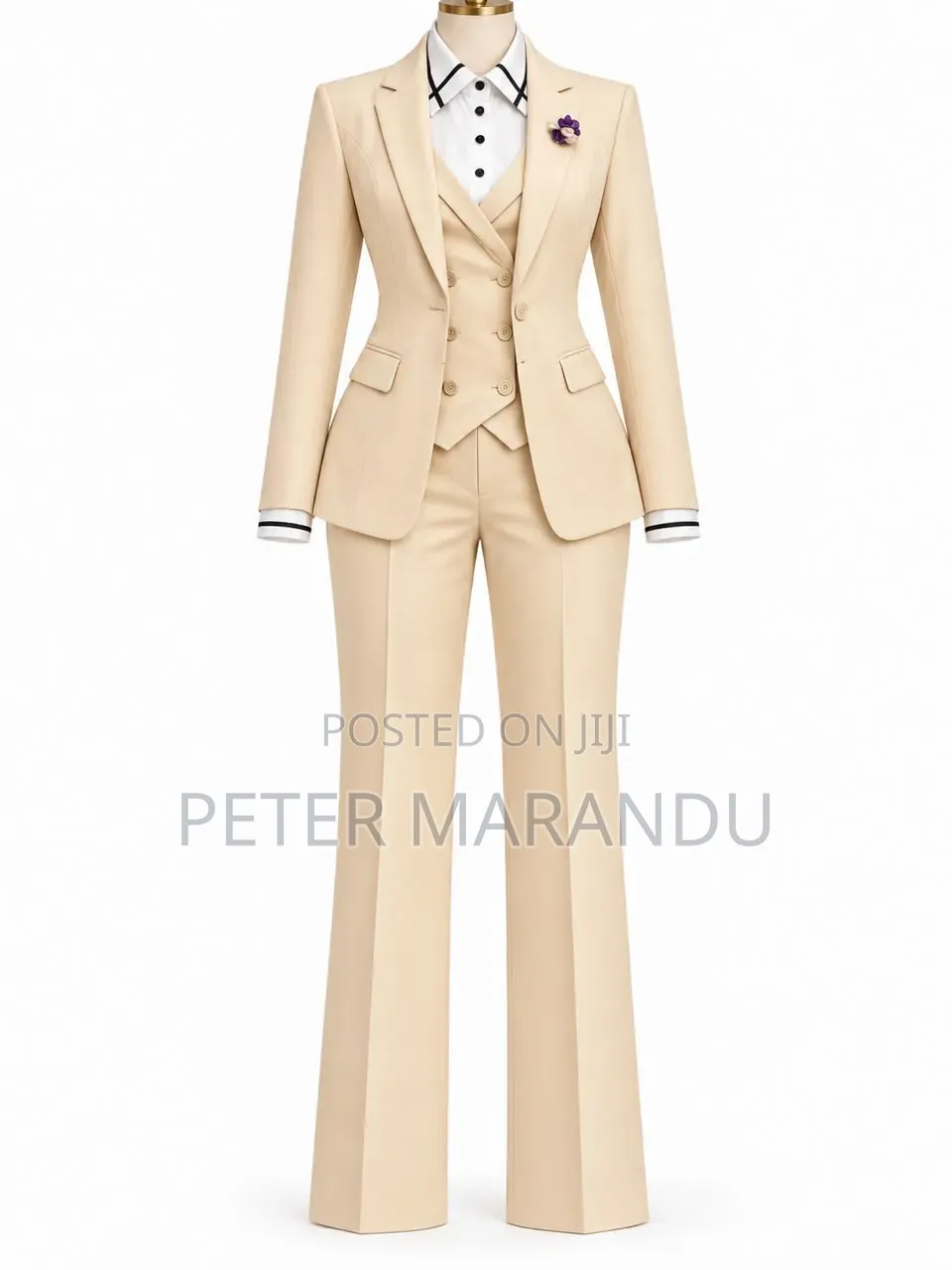 Ladies Executive 3-Piece Suits - Premium Slim Fit (Brand New)".